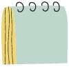 Note Pad Sheet Hoop Color Borderless 1 Element from Sticky Notes - Free Set