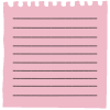 Note Pad Sheet Tear Color Borderless 20 Element from Sticky Notes - Free Set