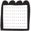 Note Pad Black White 1 element - Free transparent PNG, SVG. No sign up needed.