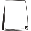 Note Pad Flip Black White 2 element - Free transparent PNG, SVG. No sign up needed.