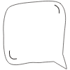 Note Pad Sheet Freeform Bubble Black White 4 Element from Sticky Notes - Free Set