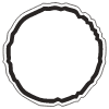 Note Pad Sheet Freeform Circle Black White Element from Sticky Notes - Free Set