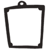 Note Pad Sheet Hole Black White 5 Element from Sticky Notes - Free Set