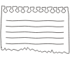 Note Pad Sheet Tear Black White 13 Element from Sticky Notes - Free Set