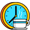 Coffee Break Time illustration - Free transparent PNG, SVG. No sign up needed.