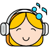 Listening To Music illustration - Free transparent PNG, SVG. No sign up needed.
