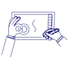 Tablet 1 1 Illustration from UX Line Set