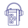 Tape Player 2 Illustration from UX Line Set