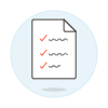 Document Checklist 4 Illustration from UX Colors Set