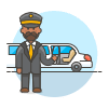 Limousine Pickup 3 Illustration from UX Colors Set