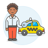 Taxi Driver Key 6 illustration - Free transparent PNG, SVG. No sign up needed.