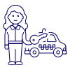 Taxi Driver Key 4 illustration - Free transparent PNG, SVG. No sign up needed.