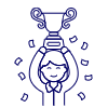 Promotion Trophy 3 2 Illustration from UX Line Set