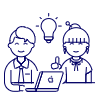 Team Brainstorming 1 Illustration from UX Line Set