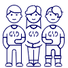 Programmer Team 1 Illustration from UX Line Set