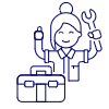 Engineer Tools 4 Illustration from UX Line Set