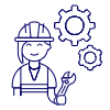 Engineer 4 Illustration from UX Line Set