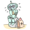 Ai Ml Computer Robot Thinking 1 illustration - Free transparent PNG, SVG. No sign up needed.