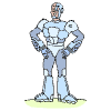 Half Robot Half Human 2 illustration - Free transparent PNG, SVG. No sign up needed.