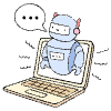 Robot On Laptop 1 illustration - Free transparent PNG, SVG. No sign up needed.