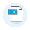 Doc File Illustration from UX Colors Set