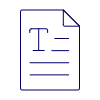 Text Document Illustration from UX Line Set