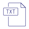 Txt File Illustration from UX Line Set