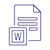 Word File 2 Illustration from UX Line Set