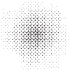 Decorative Halftone Dotted Geometric Texture 6 Element from Textures - Geometric Set