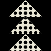 Arrow Triple Polka Dot element - Free transparent PNG, SVG. No Sign up needed.