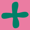 Flower Cross Element from Modular Tiles Set