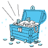Treasure Chest 2 illustration - Free transparent PNG, SVG. No sign up needed.