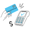 Payment Wth Card illustration - Free transparent PNG, SVG. No sign up needed.
