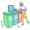 Recycle 2 illustration - Free transparent PNG, SVG. No sign up needed.