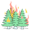 Wildfire illustration - Free transparent PNG, SVG. No sign up needed.
