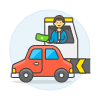 Tollway Fee 2 Illustration from UX Colors Set