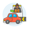 Tollway Fee 6 Illustration from UX Colors Set