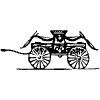Carriage 3 Element from Vintage Illustrations Set