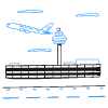 Airport 2 illustration - Free transparent PNG, SVG. No sign up needed.