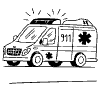 Ambulance illustration - Free transparent PNG, SVG. No sign up needed.