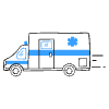 Ambulance Illustration from Brooklyn Set
