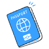Passport illustration - Free transparent PNG, SVG. No sign up needed.