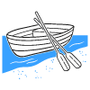 Row Boat illustration - Free transparent PNG, SVG. No sign up needed.