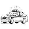 Taxi illustration - Free transparent PNG, SVG. No sign up needed.
