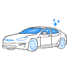 Tesla Car illustration - Free transparent PNG, SVG. No sign up needed.