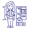 Bagpacker 4 Illustration from UX Line Set