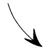 Pointing Curve Triangle Arrow Doodle Element from Beveled Scribbles Set