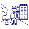 Dog Walker 1 Illustration from UX Line Set