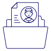 Folder Document 1 Illustration from UX Line Set
