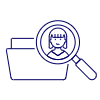 Folder Search 4 Illustration from UX Line Set